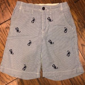 Boy’s blue scorpion print shorts